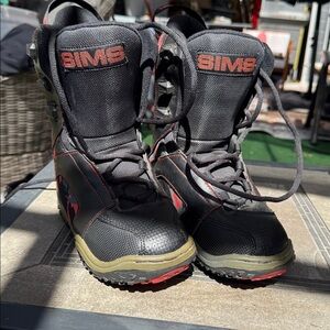 SIMS CALIBER GIRLS SNOWBOARD BOOTS JUNIOR SIZE 1